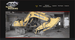 Desktop Screenshot of hanbywelding.com.au