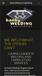 Mobile Screenshot of hanbywelding.com.au